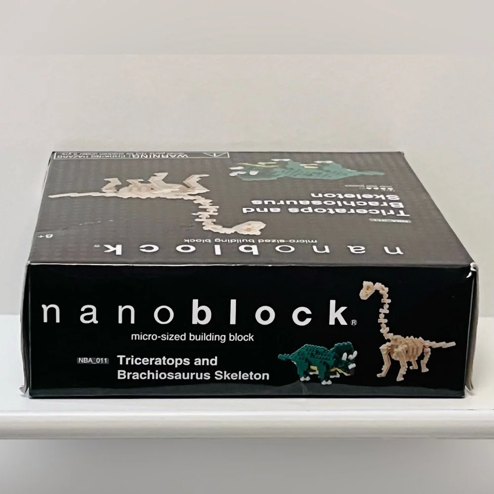NEW Nanoblock Triceratops & Brachiosaurus
